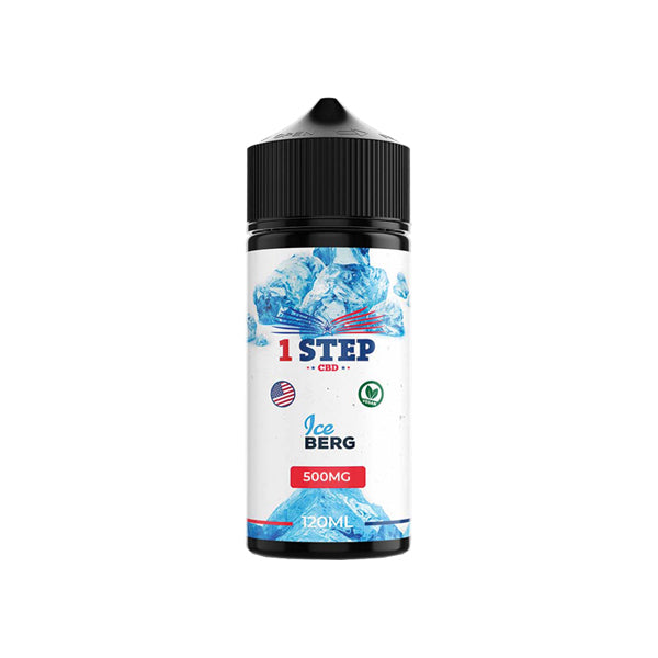 1 Step CBD 500mg CBD E-liquid 120ml (BUY 1 GET 1 FREE)