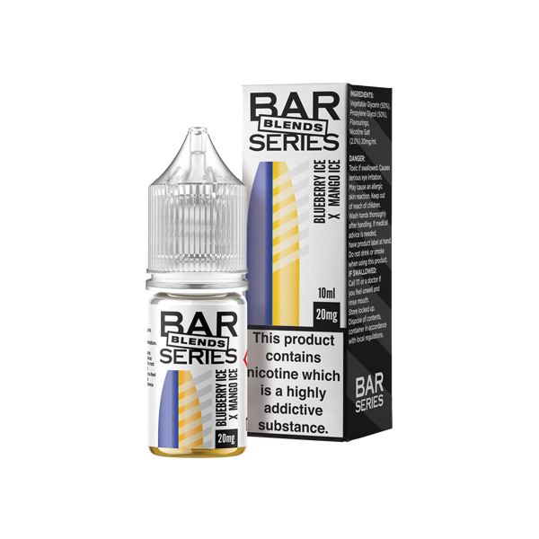 20mg Bar Series Blends 10ml Nic Salts (50VG/50PG)