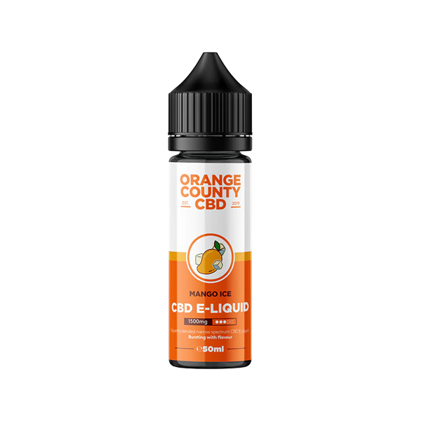 Orange County CBD 1500mg Broad Spectrum CBD E-liquid 50ml (60VG/40PG)