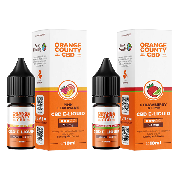 Orange County CBD 300mg Broad Spectrum CBD E-liquid 10ml (50VG/50PG)