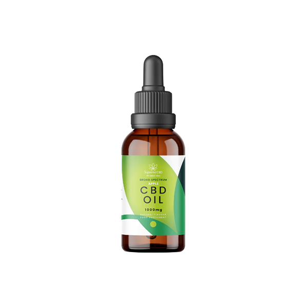 Supreme CBD 1000mg Broad Spectrum Apple CBD Oil - 30ml