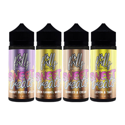 No Frills Collection Sweet Treats 80ml Shortfill 0mg (80VG/20PG)