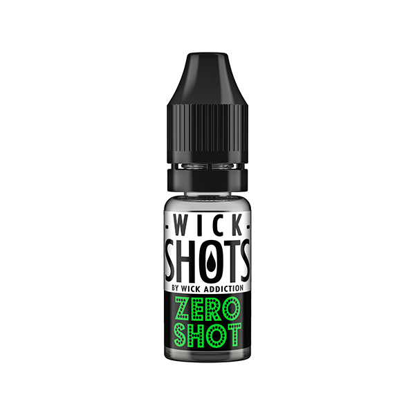 0mg Wick Addiction Wick Shots Zero Shot 10ml (70VG/30PG)