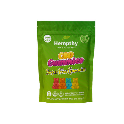 Hempthy 300mg CBD Gummies 30 Ct Pouch