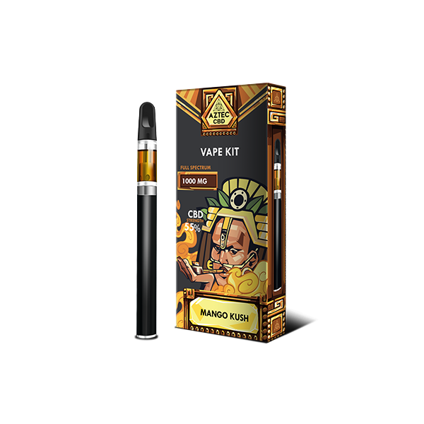 Aztec CBD 1000mg Vape Kit - 1ml