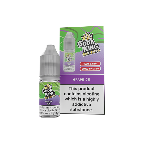 20mg Soda King Bar SALTS Nic Salts 10ml - (50VG/50PG)