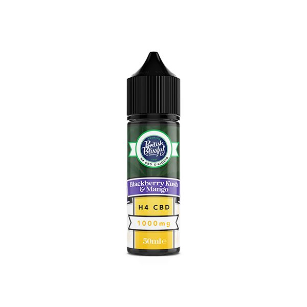 British Blissful 1000mg H4 CBD E-Liquid 50ml