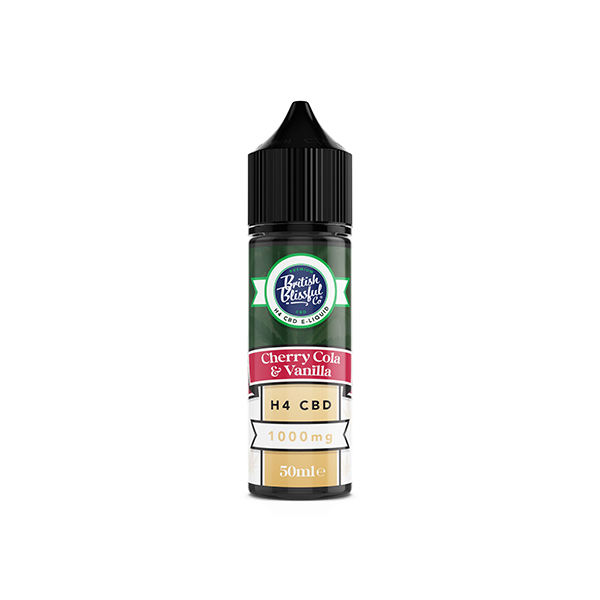 British Blissful 1000mg H4 CBD E-Liquid 50ml