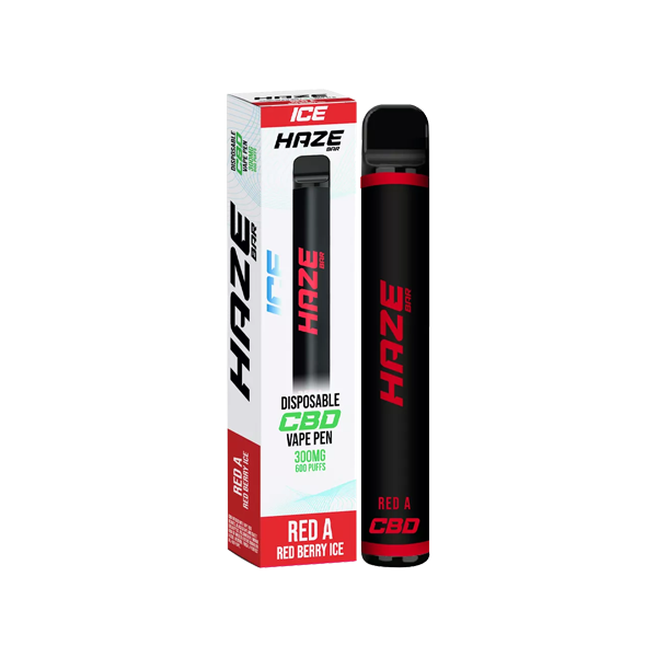 Haze Bar Ice 300mg CBD Disposable Vape Device 600 Puffs