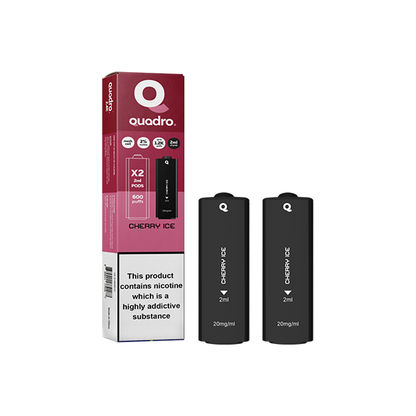 20mg Quadro 2.4k Replacement Pods - 2ml