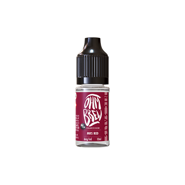 6mg Ohm Brew Balanced Blend 10ml Nic Salts (50VG/50PG)