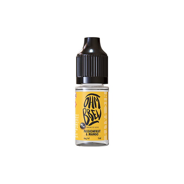 18mg Ohm Brew Balanced Blend 10ml Nic Salts (50VG/50PG)