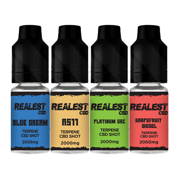 Realest CBD 2000mg Terpene Infused CBD Booster Shot 10ml (BUY 1 GET 1 FREE)