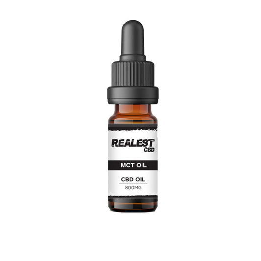 Realest CBD 800mg Broad Spectrum CBD 10ml MCT Oil (BUY 1 GET 1 FREE)