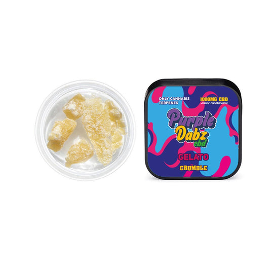 Purple Dabz by Purple Dank 1000mg CBD Crumble - Gelato (BUY 1 GET 1 FREE)