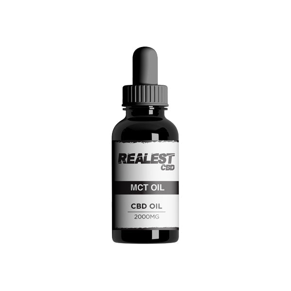 Realest CBD 2000mg Broad Spectrum CBD MCT Oil - 30ml (BUY 1 GET 1 FREE)