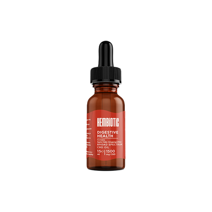 Hembiotic 1500mg Broad-Spectrum Functional CBD Oil - 15ml