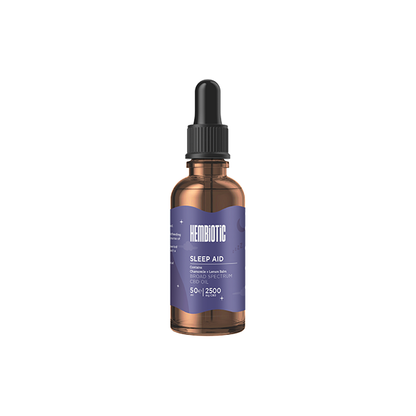 Hembiotic 2500mg Broad-Spectrum Bulk Functional CBD Oil - 50ml