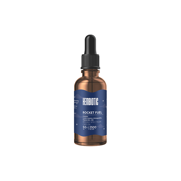 Hembiotic 2500mg Broad-Spectrum Bulk Functional CBD Oil - 50ml