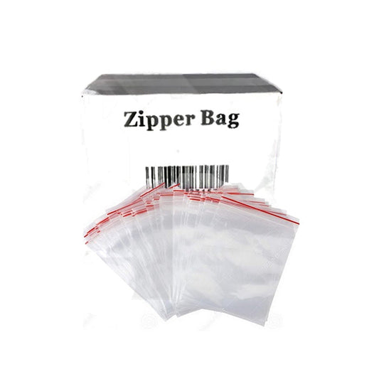 Zipper Branded 60mm x 60mm Clear Baggies